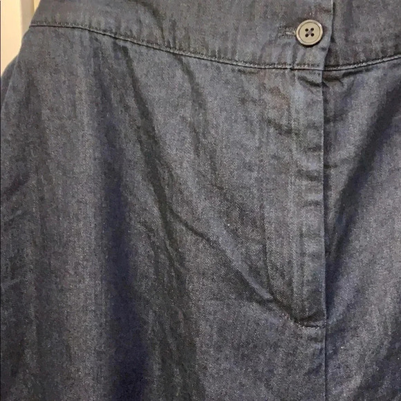 Mossimo Wide Leg Crop Culottes Pants with Tie - Picture 3 of 5